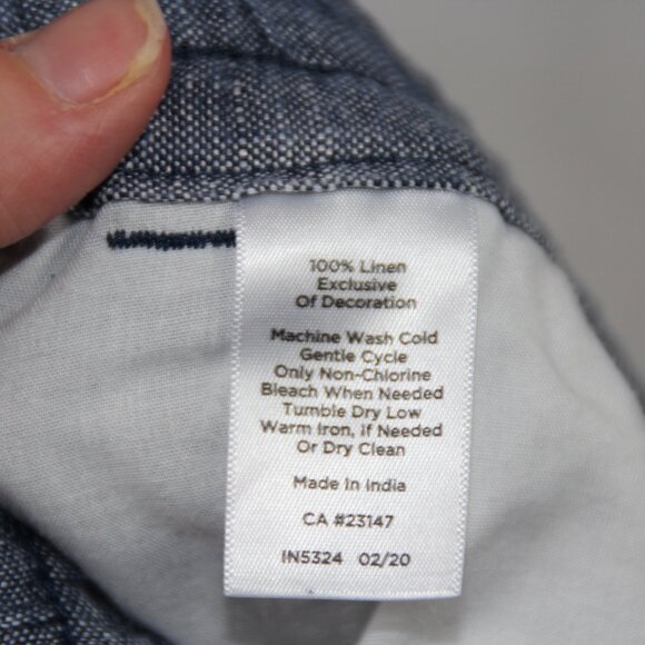 Talbots Blue Wide Leg Pants - Picture 9 of 9